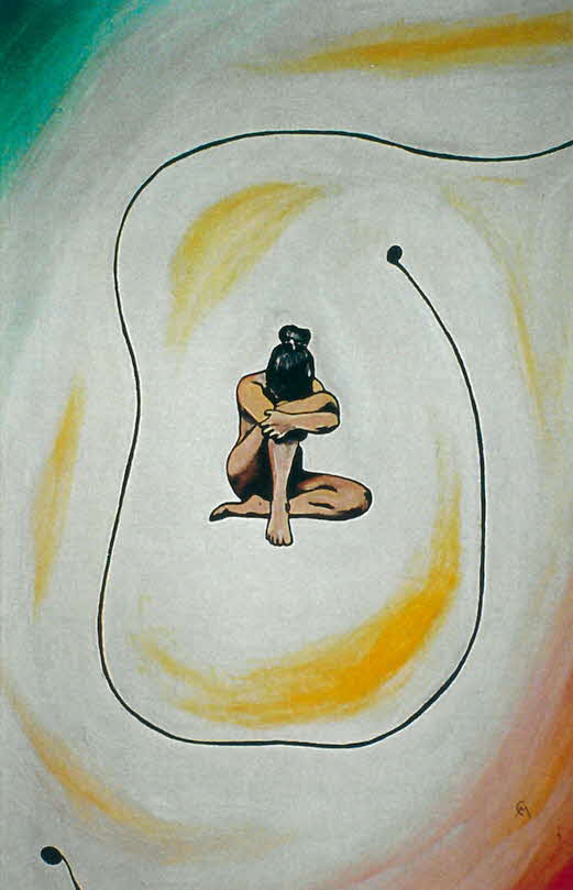 Meditation - l auf Leinwand - 1978 - 40 x 60 cm - 600 €