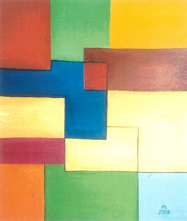 Farben - l auf Leinwand - 2006 - 60 x 70 cm - 700 €