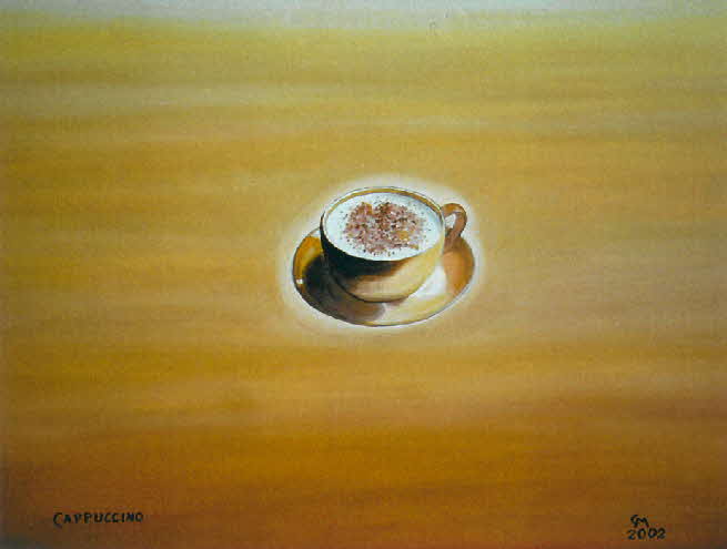 Cappuccino - l auf Leinwand - 2003 - 80 x 60 cm - verkauft nach Washington D.C.