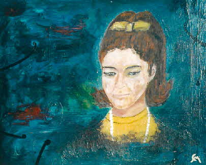 Angi - l auf Leinwand - 1967 - 50 x 40 cm - nicht verkuflich